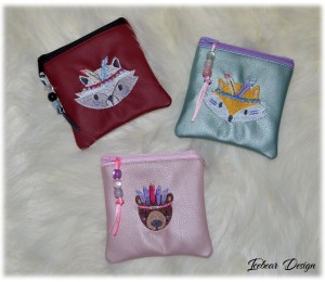 Stickserie - Federtiere Mini für Puschen